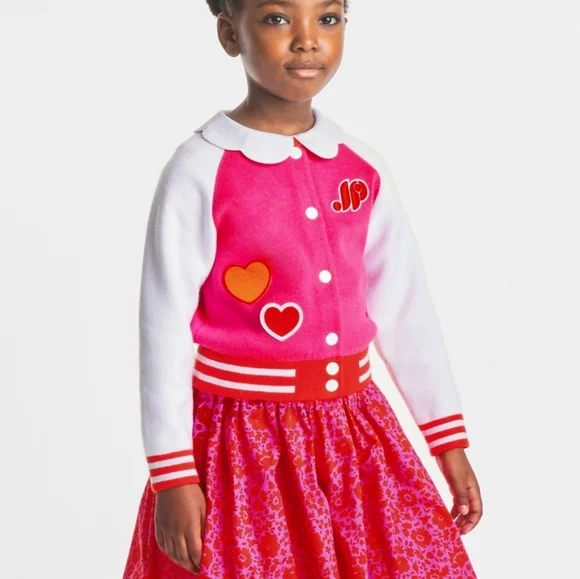 Jacadi Pink Liberty Floral Skirt + Headband. - Picture 2 of 9